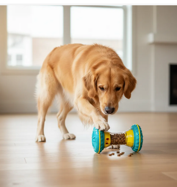 Jouet Puzzle Interactif pour Chien – Jouet d’Enrichissement Anti-Ennui avec Distributeur de Friandises et Fonction Anti-Glouton