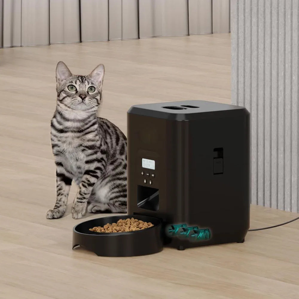 Distributeur Automatique de Croquettes pour Chat et Chien — Programmable, Dosage Précis