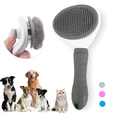 Brosse Auto-Nettoyante pour Chien & Chat – Peigne Anti-Poils et Démêlant Professionnel