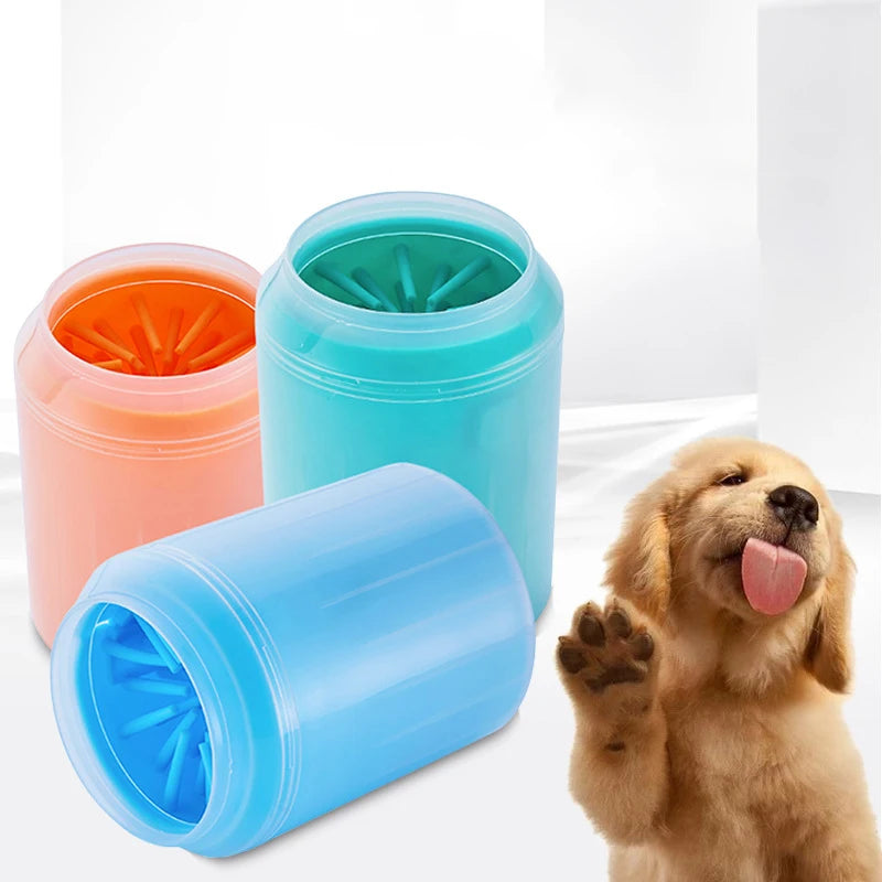Nettoyeur de Pattes pour Chien – Brosse Portable en Silicone, Nettoyage Rapide