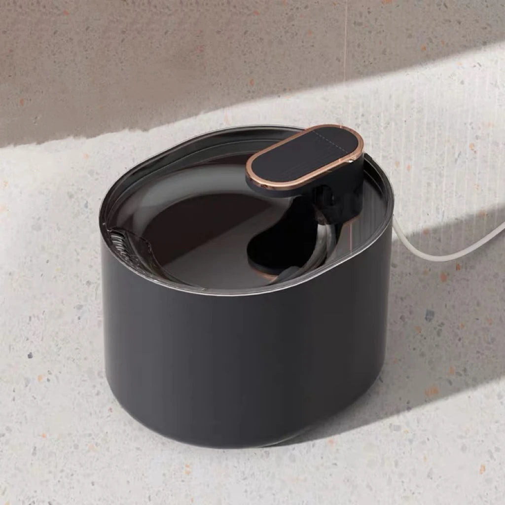 Fontaine à Eau Automatique pour Chat et Chien – Distributeur avec Filtration et Débit Continu, Sans Mouiller le Museau