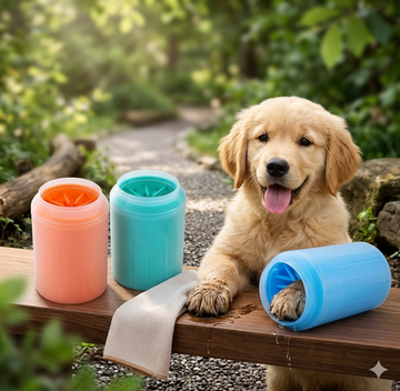 Nettoyeur de Pattes pour Chien – Brosse Portable en Silicone, Nettoyage Rapide